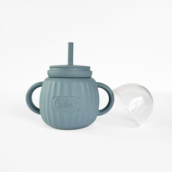 Non-Toxic Silicone Toddler Sippy Cup with Handles, 7 oz.