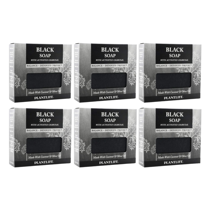 Vegan Activated Charcoal Deep-Cleanse Bar Soap, Black