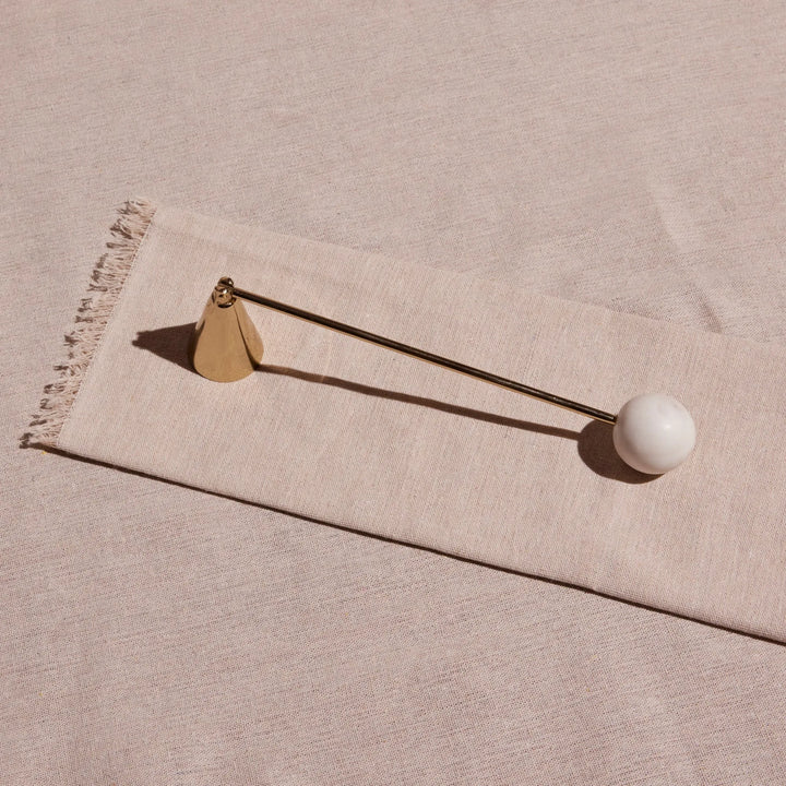 Marble Brass Home Candle Snuffer