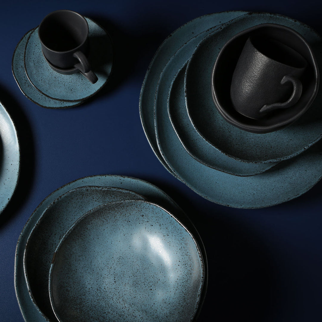 Non-Toxic Porcelain Dessert Dinnerware Set, 6 Ct.