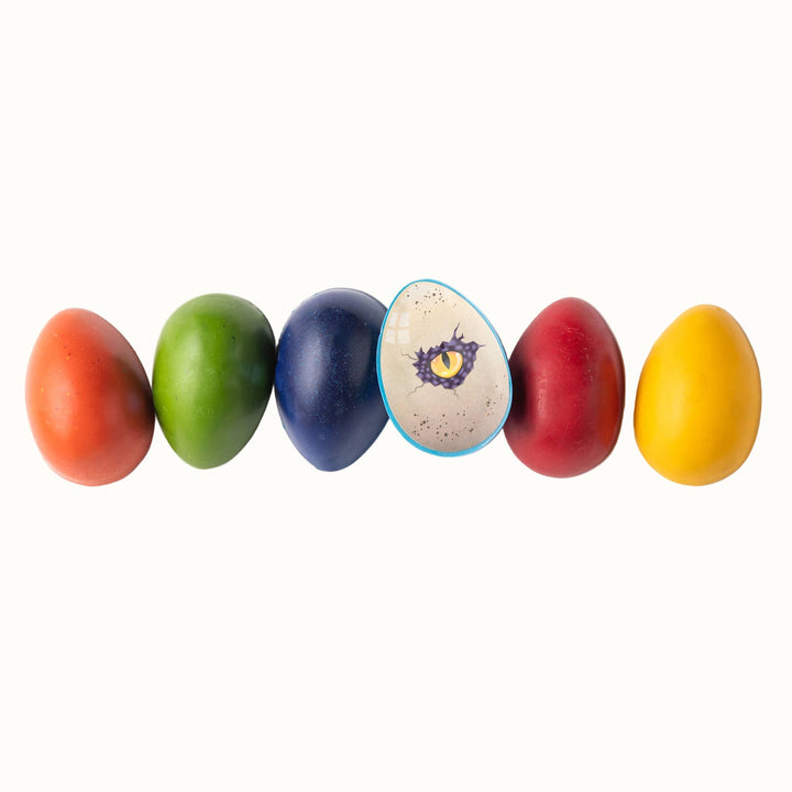 Pure Beeswax Dinosaur Egg Crayons, 6 Ct.
