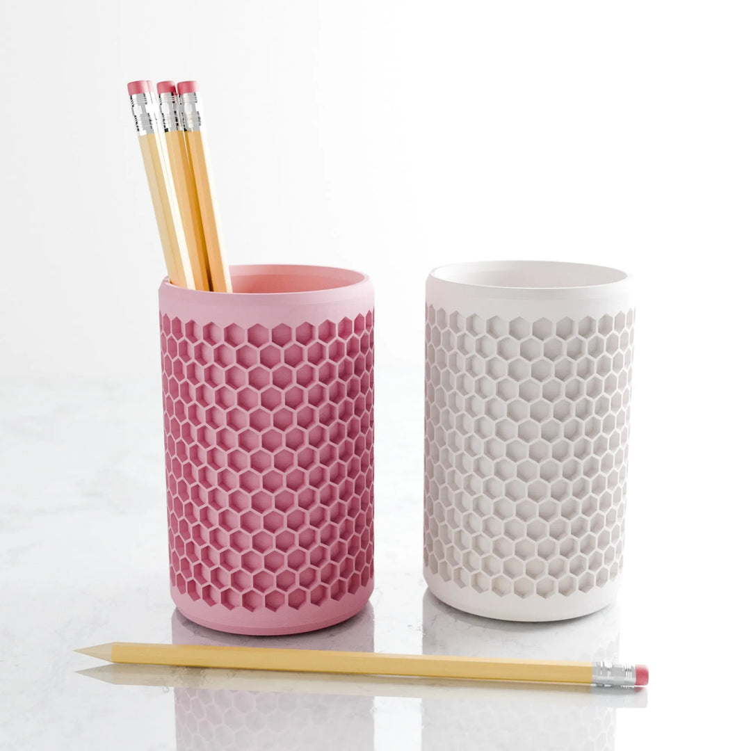 Hexagonal Honeycomb Pencil Holder