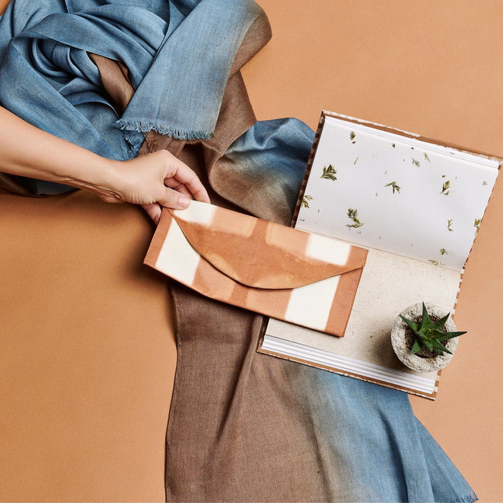 Handcrafted Zero-Waste Cotton Journal, 6" x 8.75"