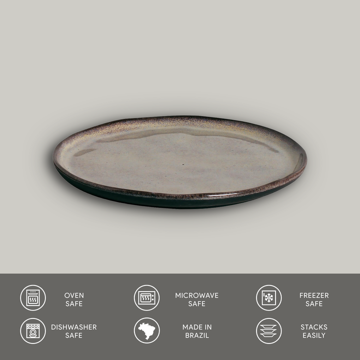 Non-Toxic Porcelain Dessert Dinnerware Set, 6 Ct.