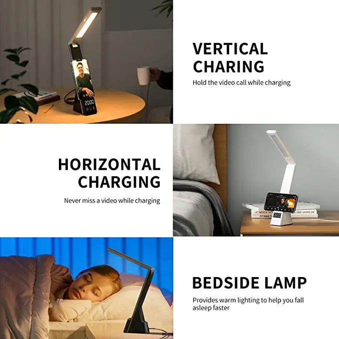 Mini LED Desk Lamp Charging Station