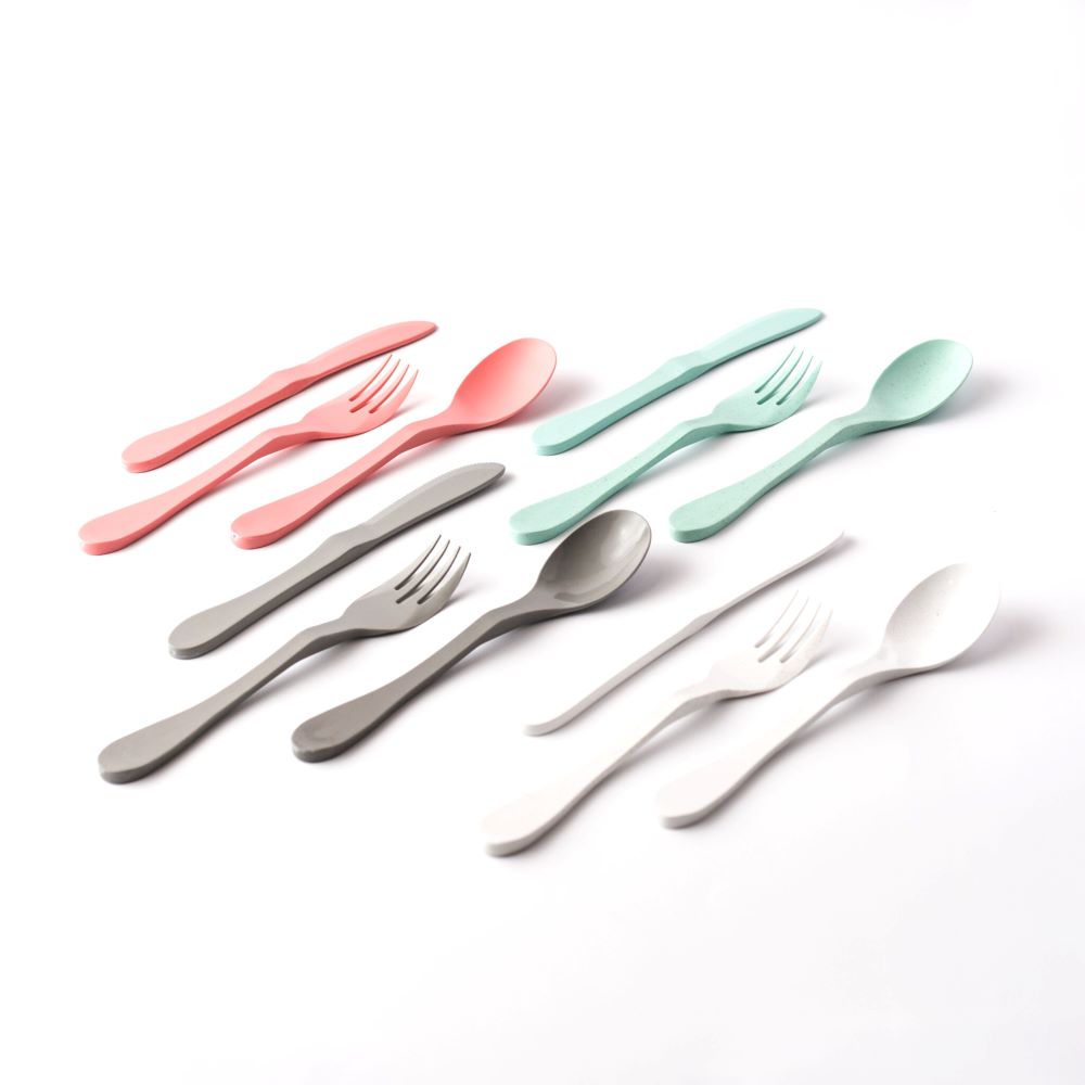 Biodegradable PLA Flatware Set, 12 Ct.