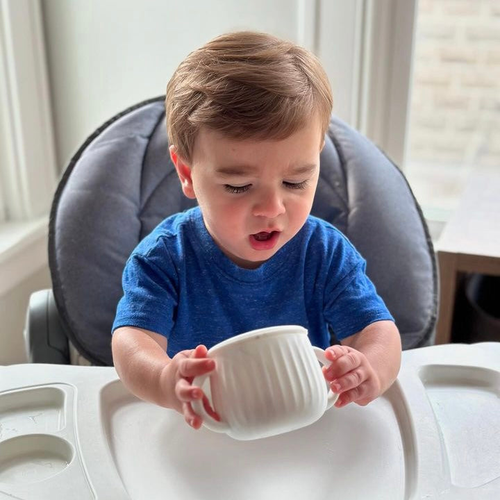 Non-Toxic Silicone Toddler Snack Cup with Lid
