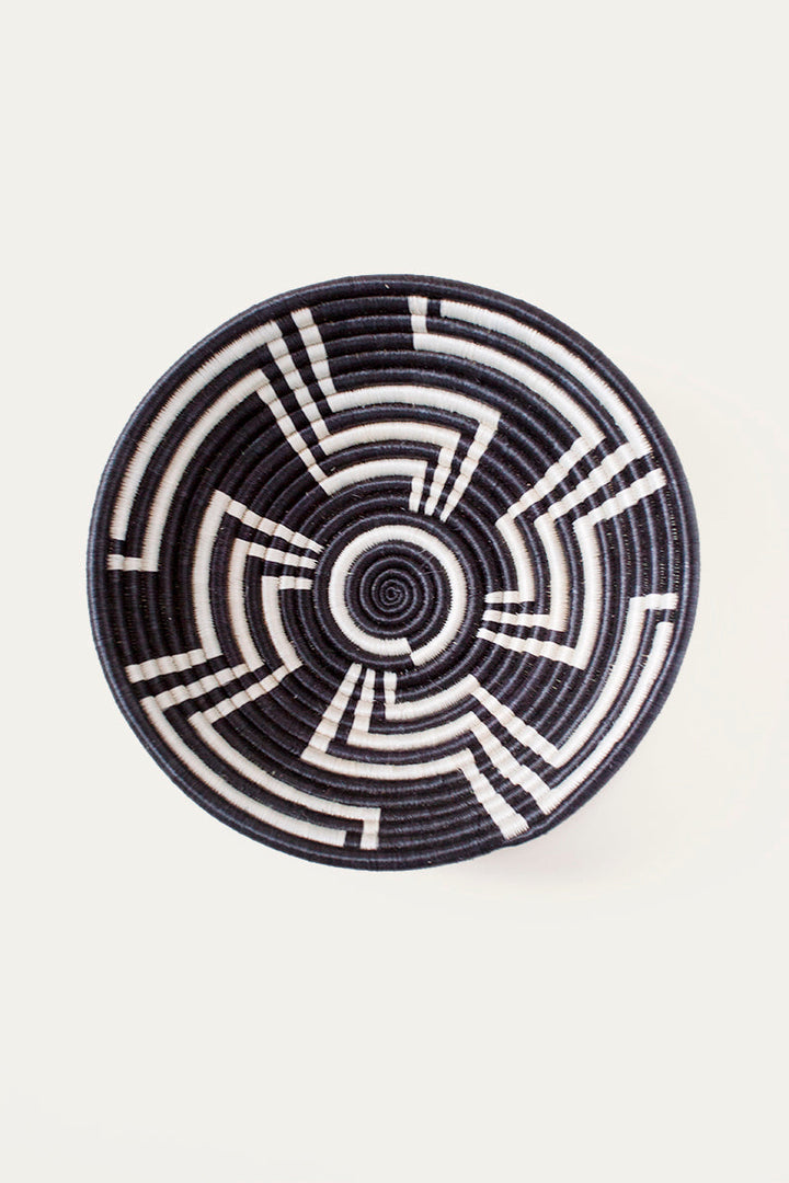 Handcrafted Sisal &amp; Sweetgrass Wall Basket, 12"