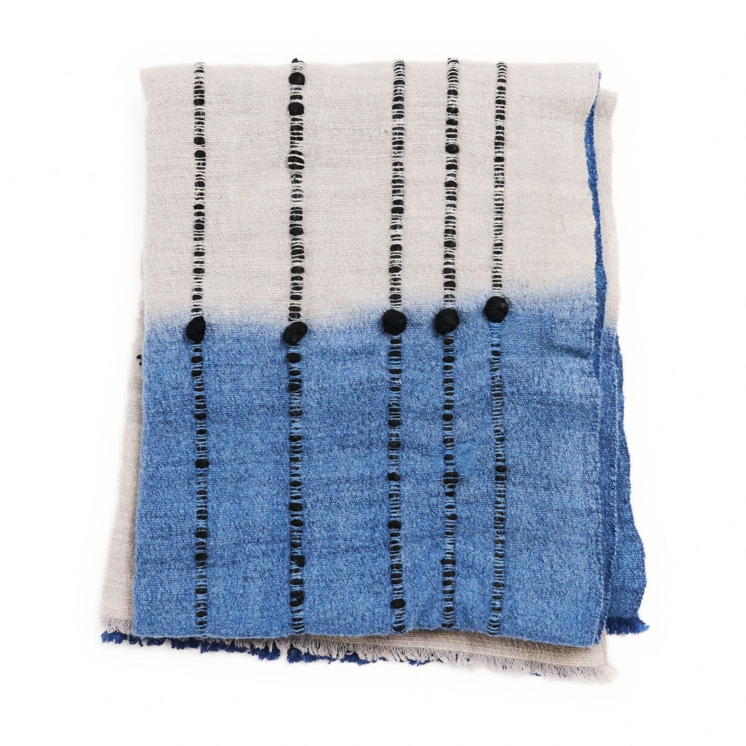 Handcrafted Merino Throw Blanket, 43" x 83"