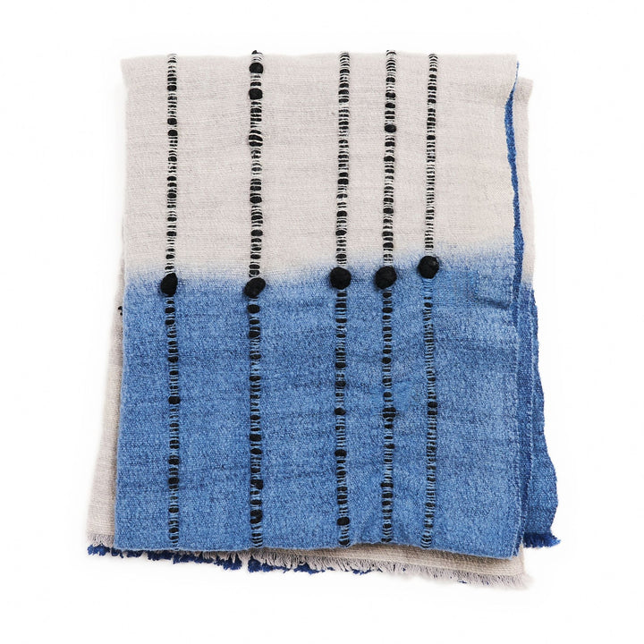 Handcrafted Merino Throw Blanket, 43" x 83"