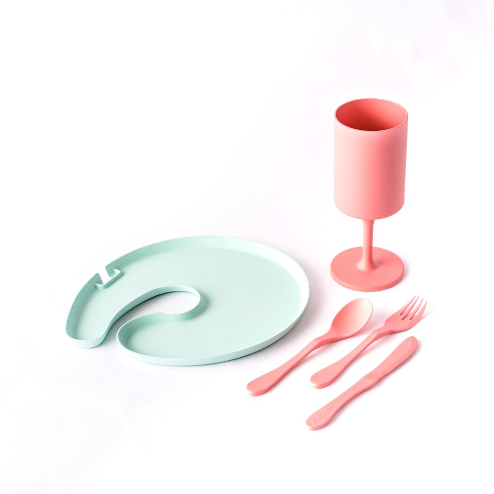Biodegradable Plant-Based Party Flatware Set, 5 Ct.