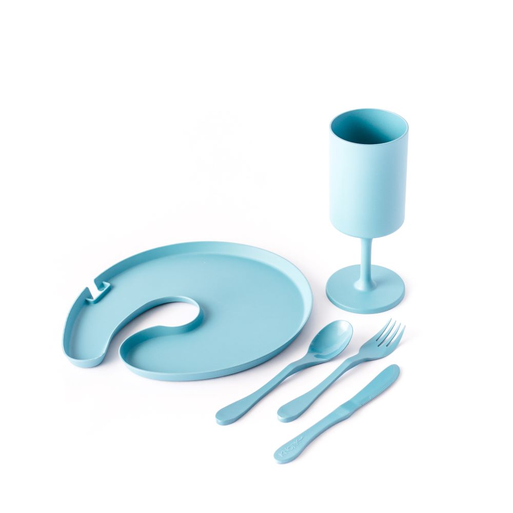 Biodegradable Plant-Based Party Flatware Set, 5 Ct.