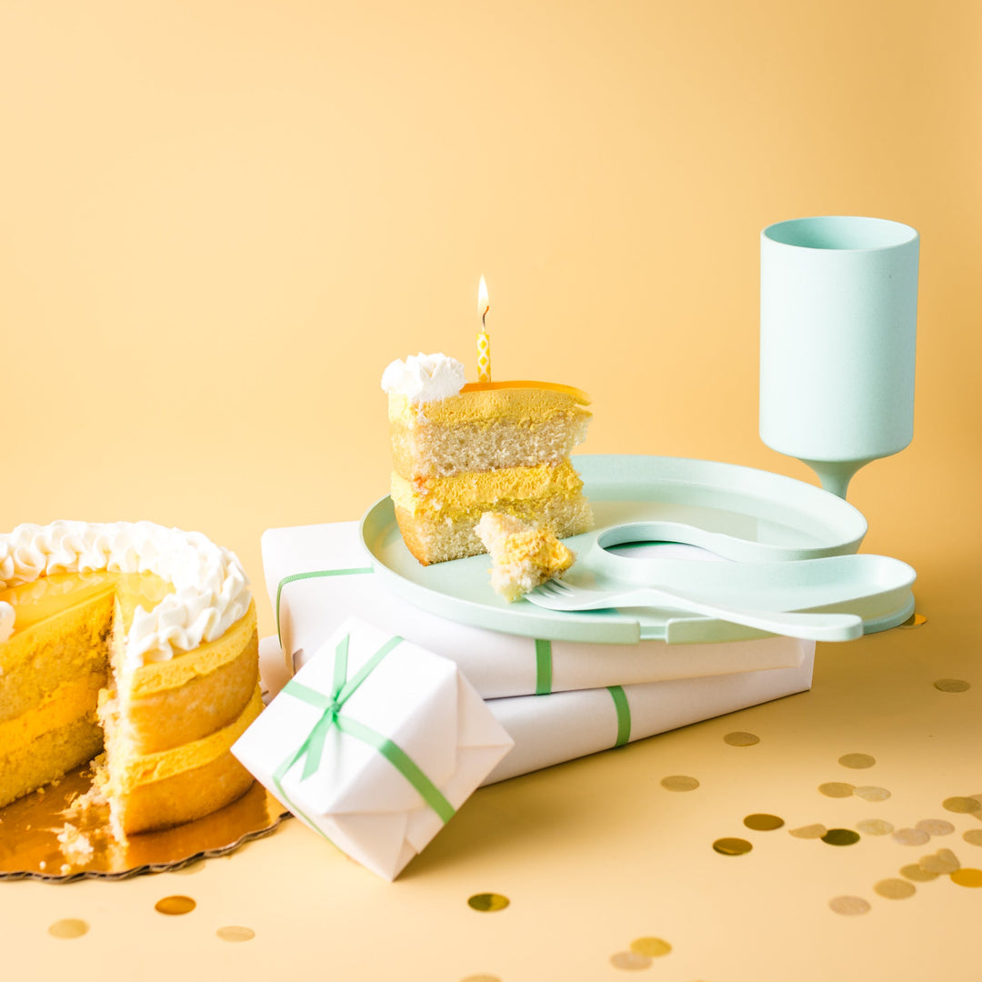 Biodegradable Plant-Based Party Flatware Set, 5 Ct.