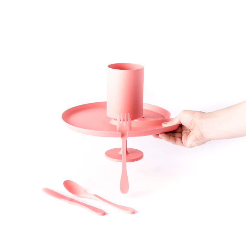 Biodegradable Plant-Based Party Flatware Set, 5 Ct.