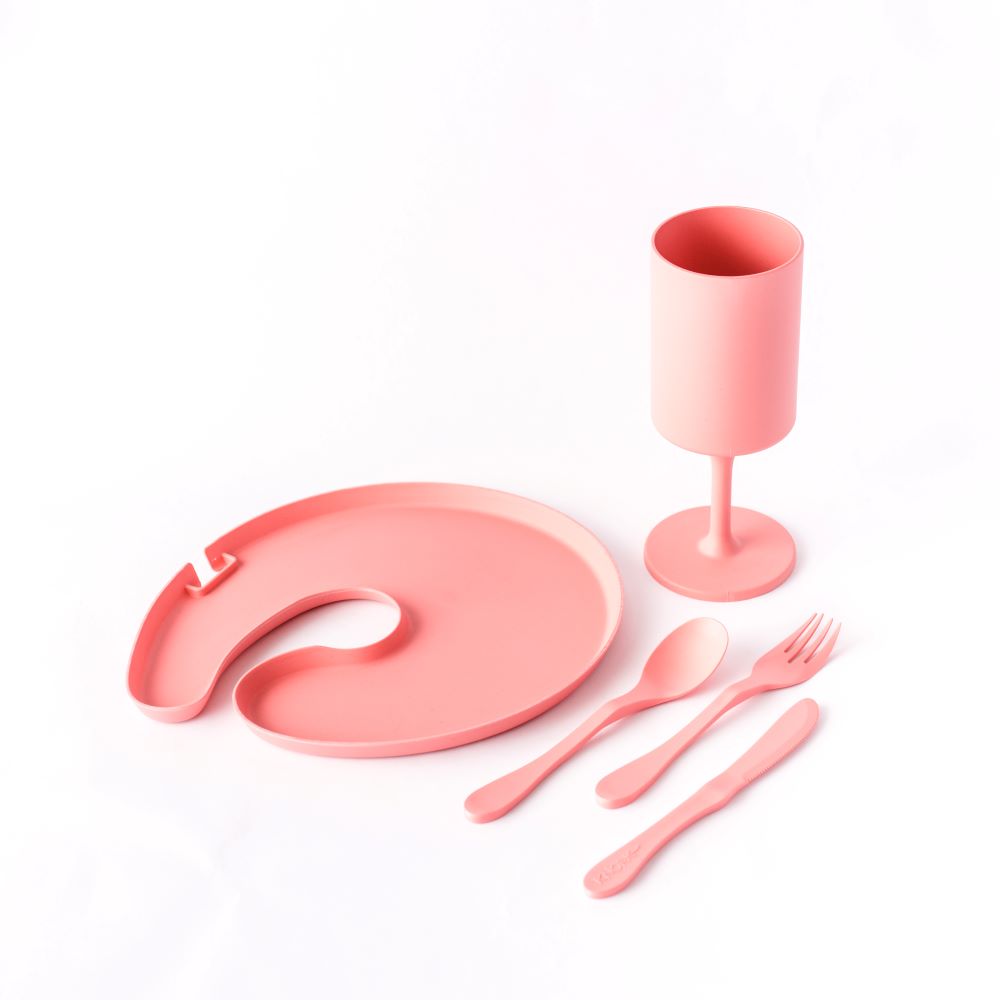 Biodegradable Plant-Based Party Flatware Set, 5 Ct.