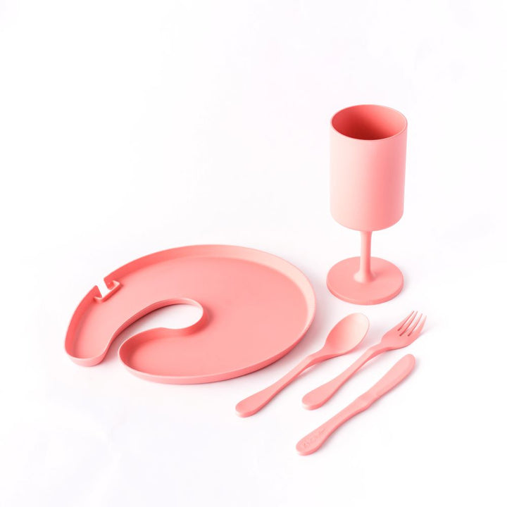 Biodegradable Plant-Based Party Flatware Set, 5 Ct.