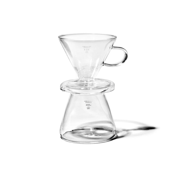 Recycled Borosilicate Glass Pour-Over Dripper Set