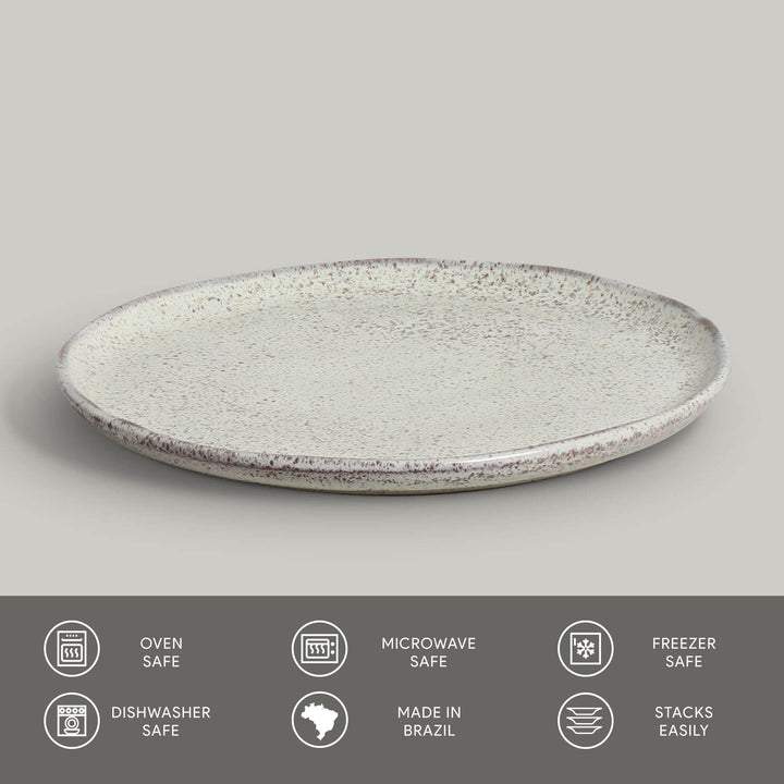 Non-Toxic Porcelain Dessert Dinnerware Set, 6 Ct.