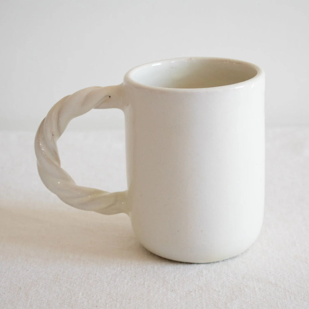 Handcrafted Ceramic Mug, 5" x 3.5"
