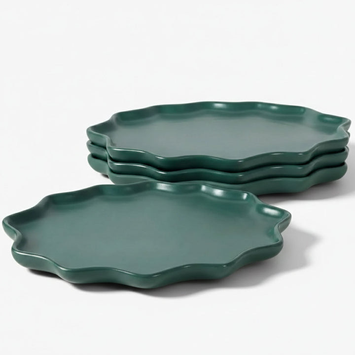 Recycled Ceramic Dinner Plates, 4 Ct.