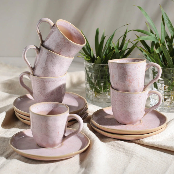 Ceramic Cup &amp; Saucer Dining Set