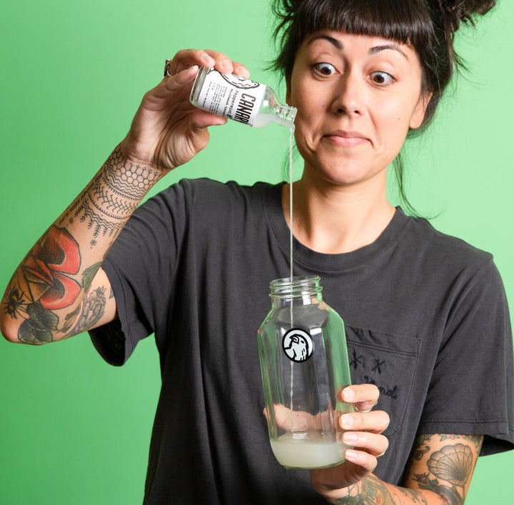 Plastic-Free Peppermint Mouthwash Concentrate