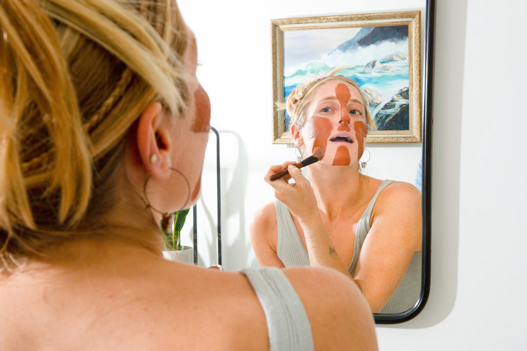 Biodegradable Rhassoul Clay &amp; Rose Face Mask Powder