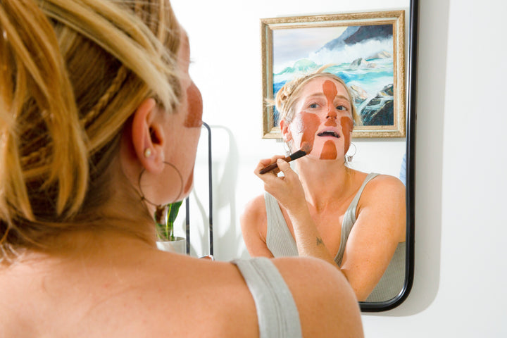 Biodegradable Rhassoul Clay &amp; Rose Face Mask Powder