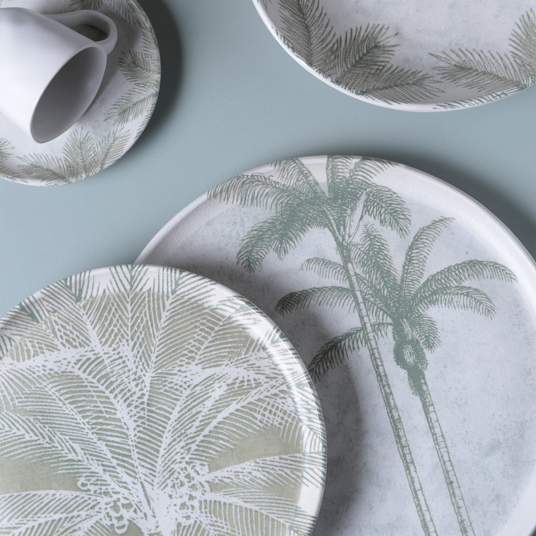 Non-Toxic Ceramic Cup &amp; Saucer Dinnerware Set, 6 Ct.