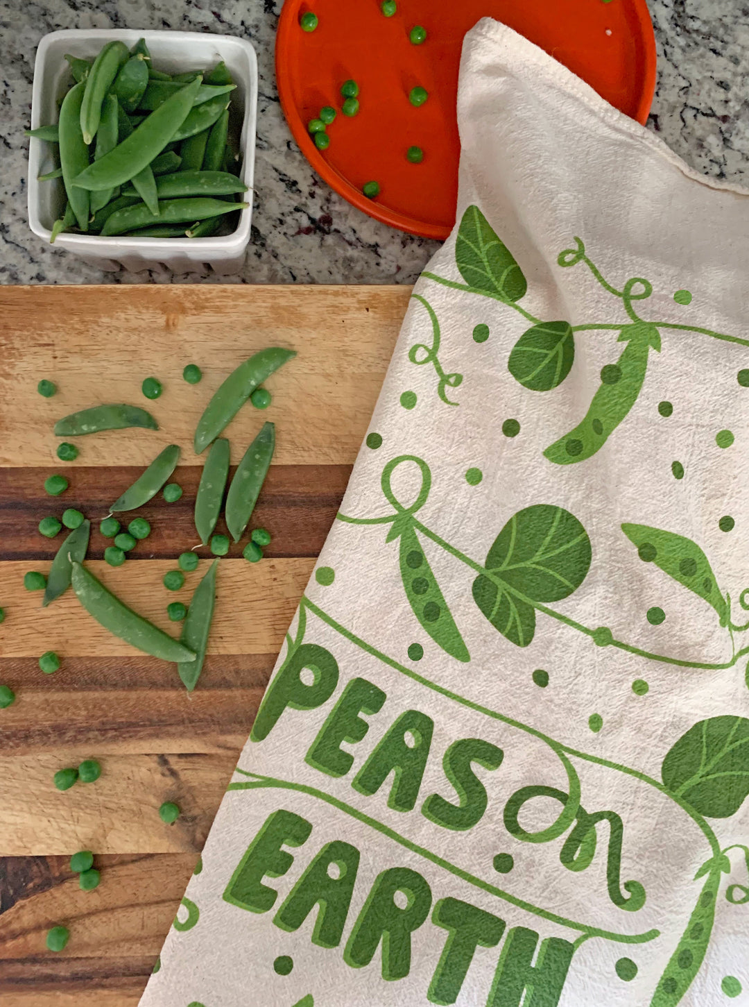 Organic Cotton Holiday Dish Towels, 24" x 26", 2 Ct.