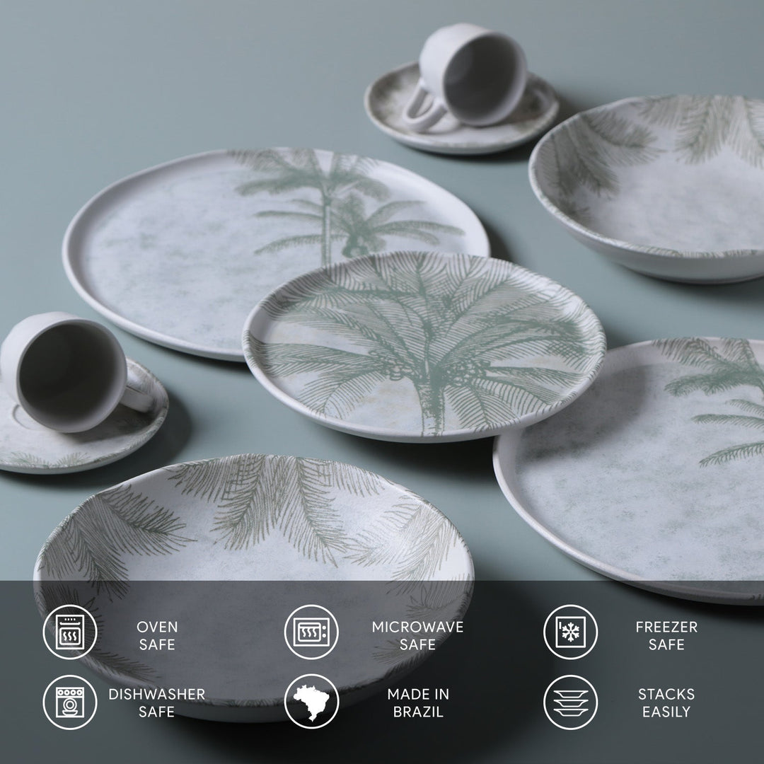 Non-Toxic Porcelain Dessert Dinnerware Set, 6 Ct.