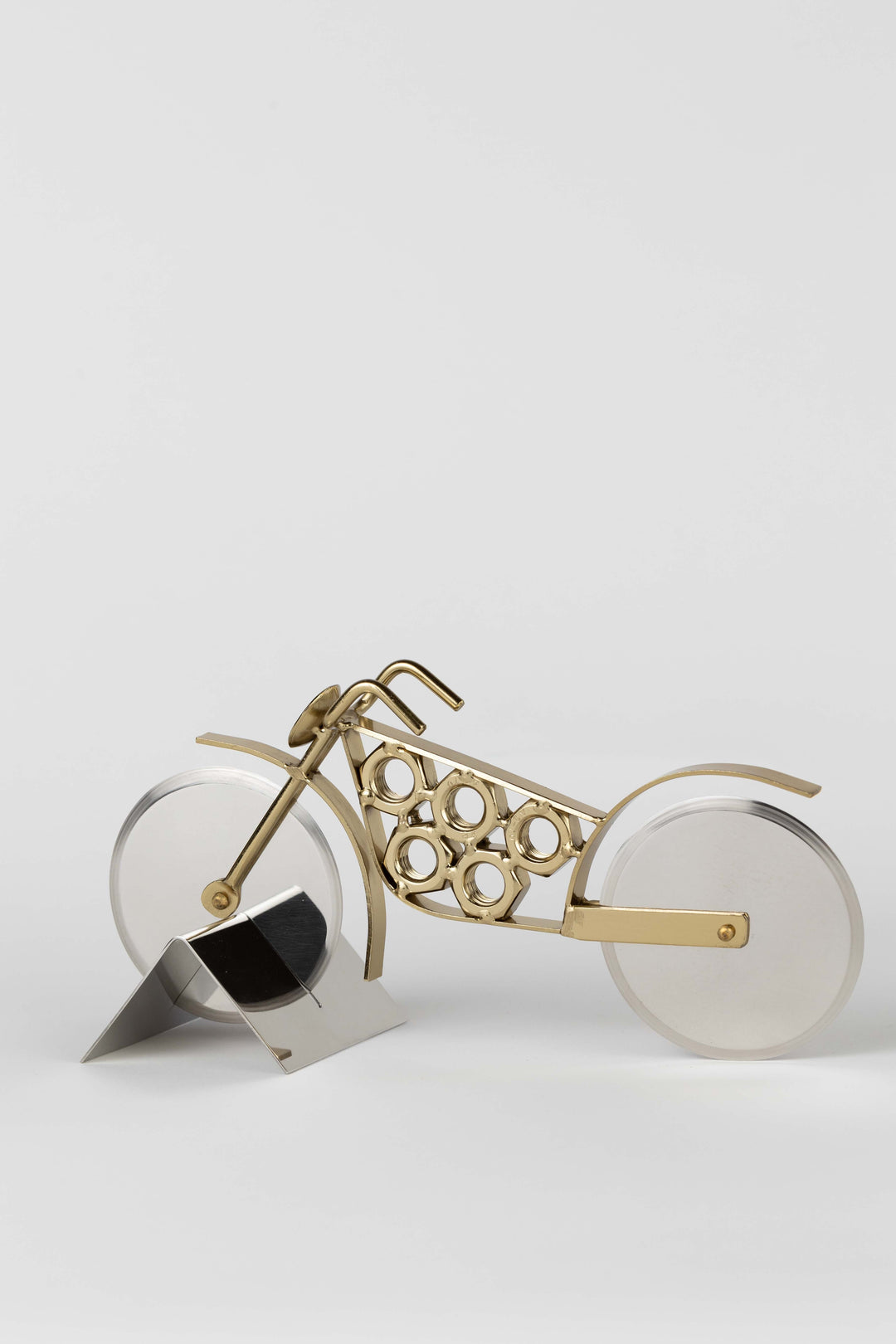 Handcrafted Artisan Motorcycle Pizza Cutter