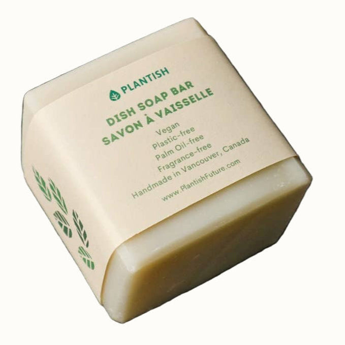 Handcrafted Biodegradable Dish Soap Bar, 8 oz.