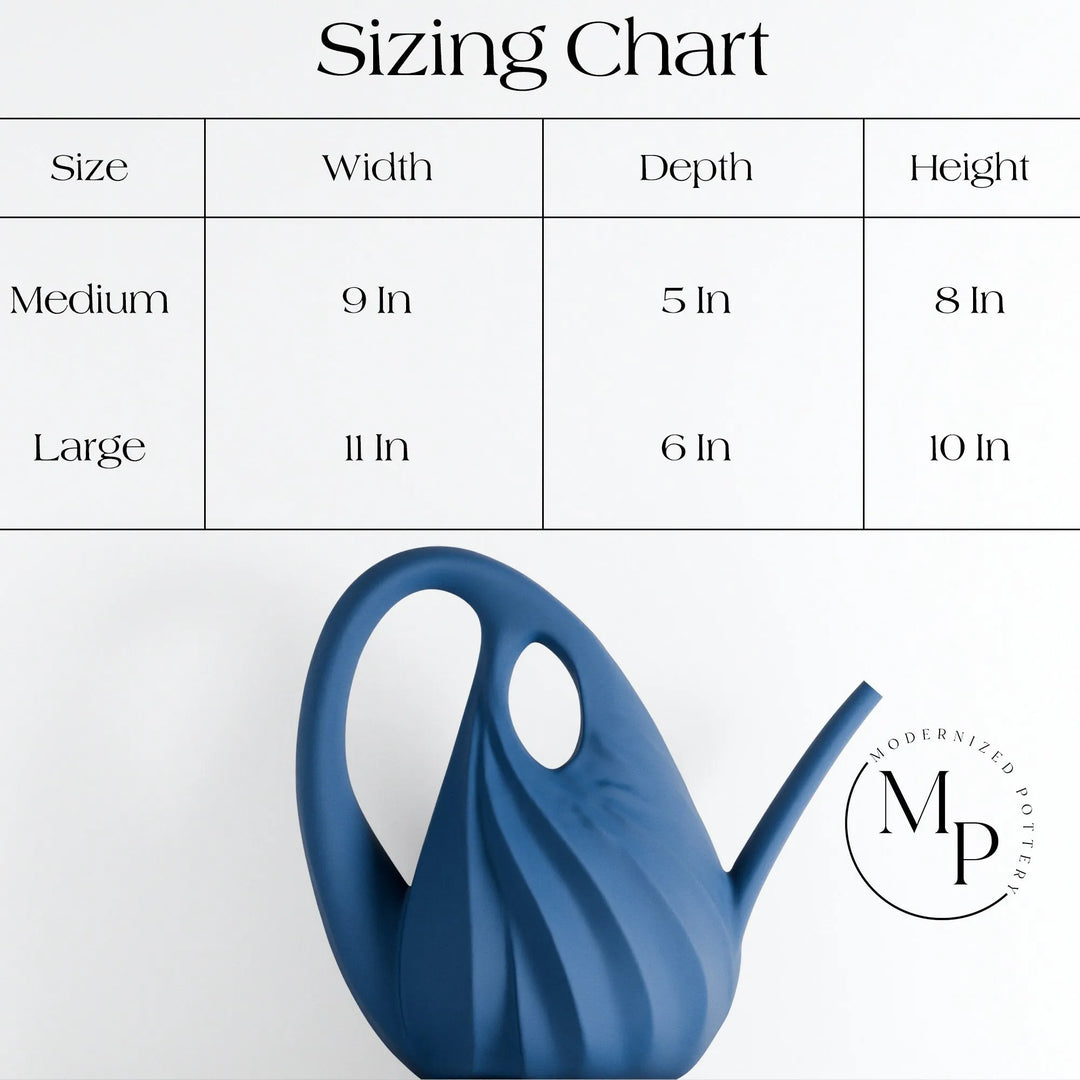 Swirl Sculptural Home Watering Can