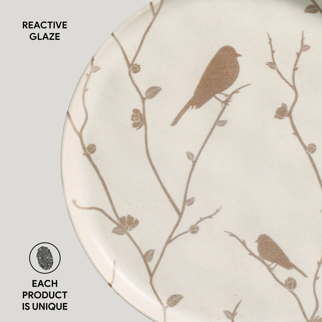 Non-Toxic Porcelain Dessert Dinnerware Set, 6 Ct.