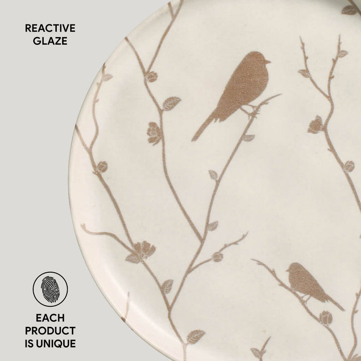 Non-Toxic Porcelain Dessert Dinnerware Set, 6 Ct.
