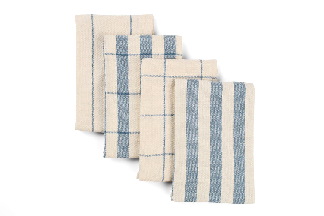 Pure Cotton Tea Towels, 28" x 18", 4 Ct.