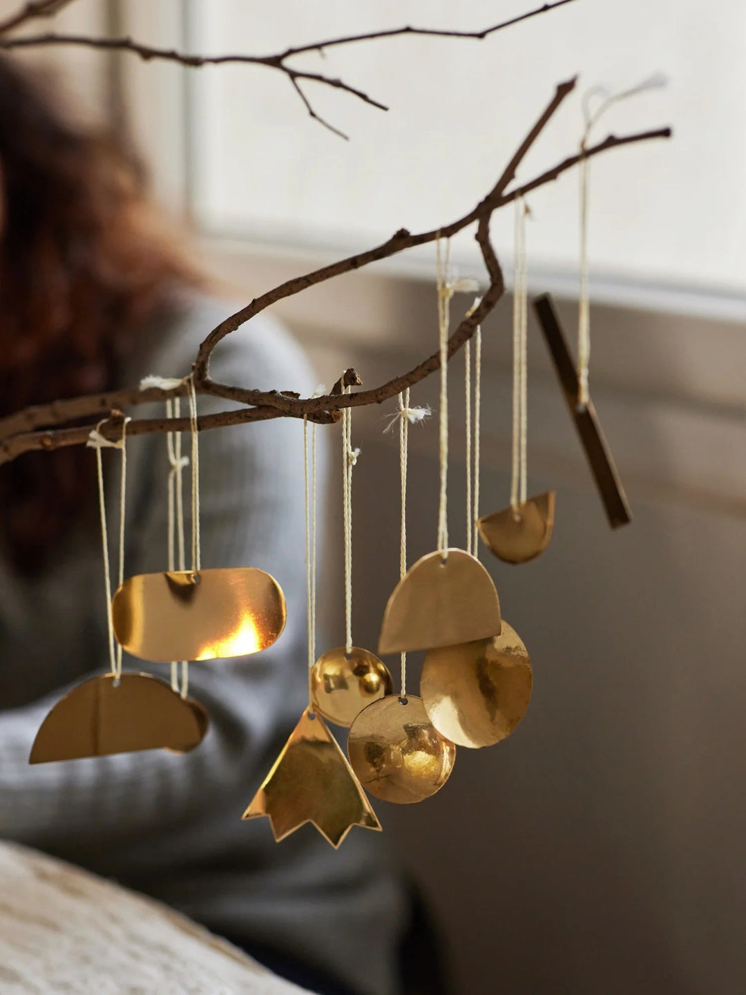 Handcrafted Solid Brass Abstract Decor, 9 Ct.