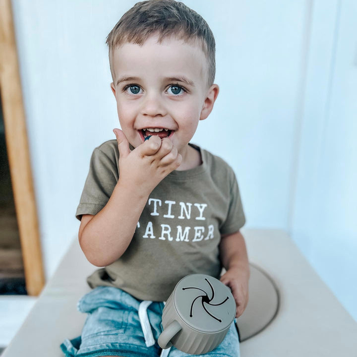 Non-Toxic Silicone Toddler Snack Cup with Lid
