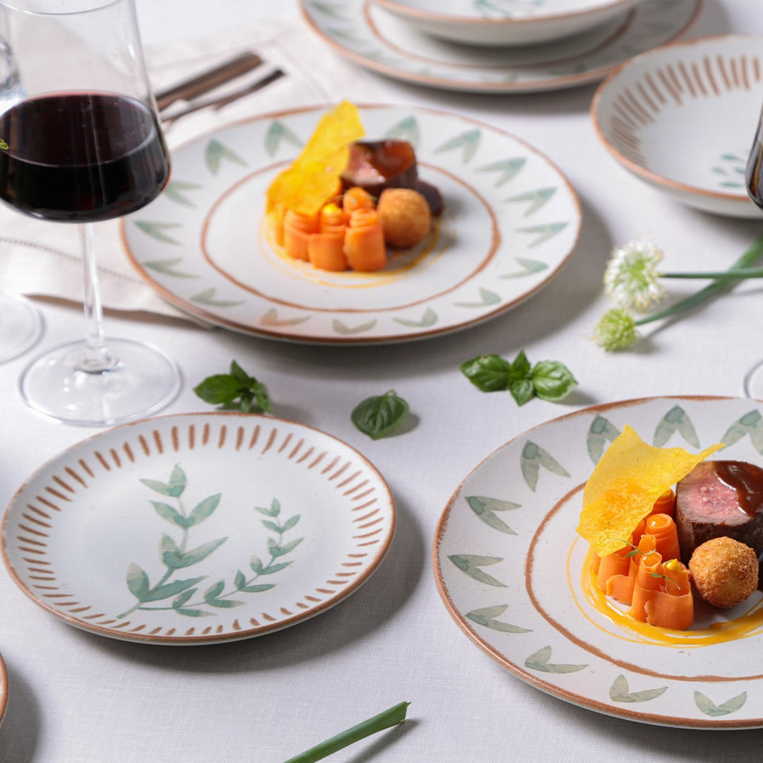 Non-Toxic Porcelain Dessert Dinnerware Set, 6 Ct.