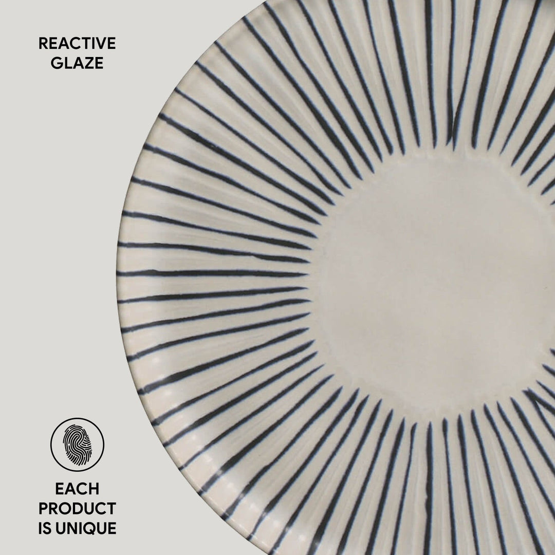 Non-Toxic Porcelain Dessert Dinnerware Set, 6 Ct.