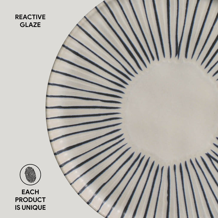 Non-Toxic Porcelain Dessert Dinnerware Set, 6 Ct.