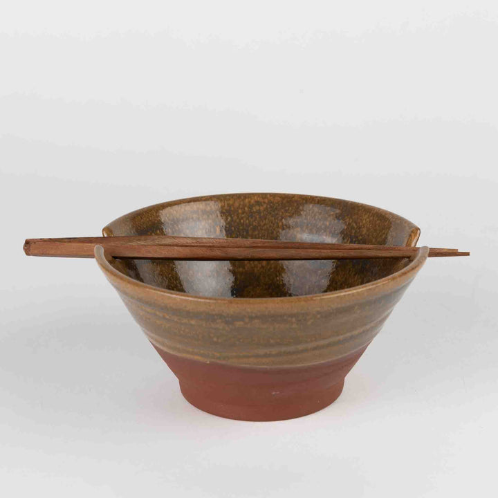 Handcrafted Terracotta &amp; Saj Wood Dinnerware Set