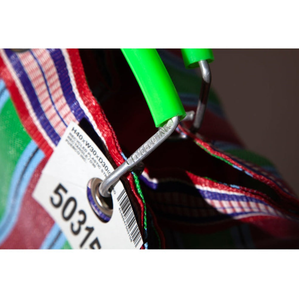 Recycled Plastic Hand-Woven Wide Tote Bag