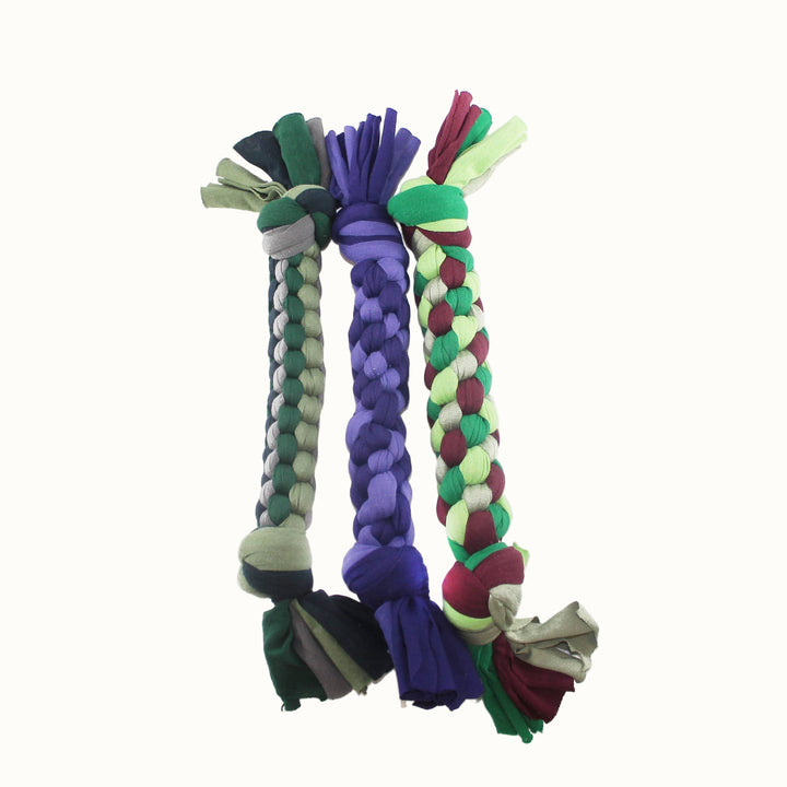 Upcycled T-Shirt Tug Dog Toy, Multi-Size