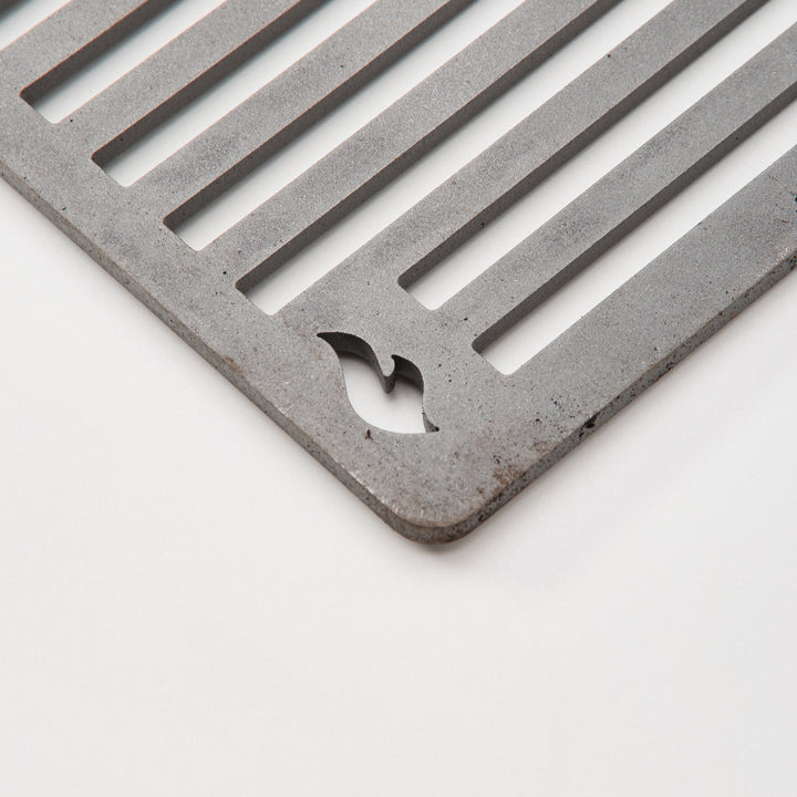 Made-in-USA Pack-Flat Carbon Steel Grill Grate, 18" x 12"