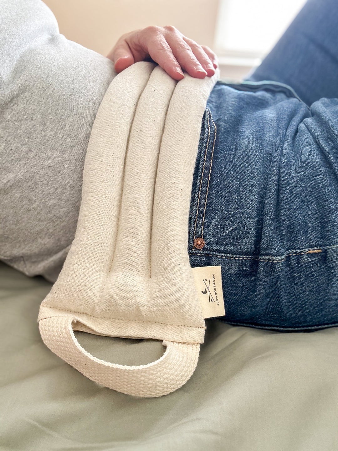 Handcrafted Linen Cotton Eye Mask &amp; Neck Wrap Set