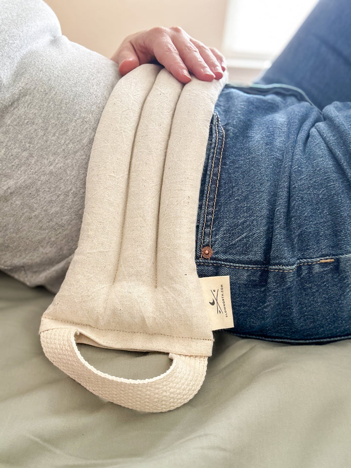 Handcrafted Linen Cotton Eye Mask &amp; Neck Wrap Set