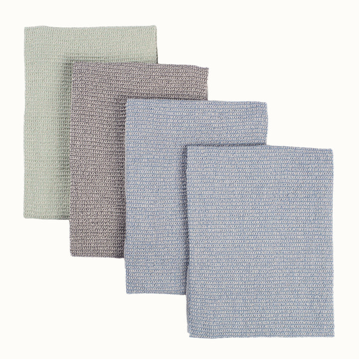 Pure Cotton Tea Towels, 28" x 18", 4 Ct.