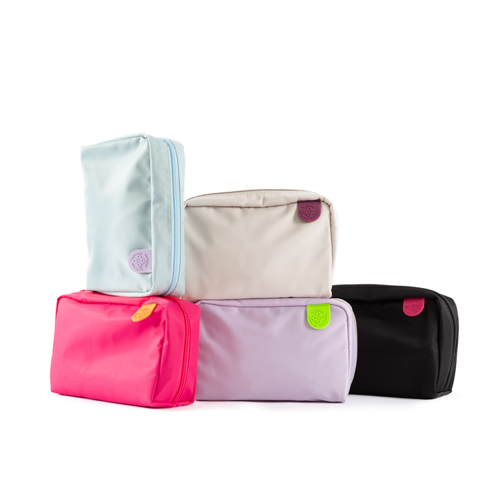 Fair Trade Multi-Pocket Nylon Cosmetic Pouch